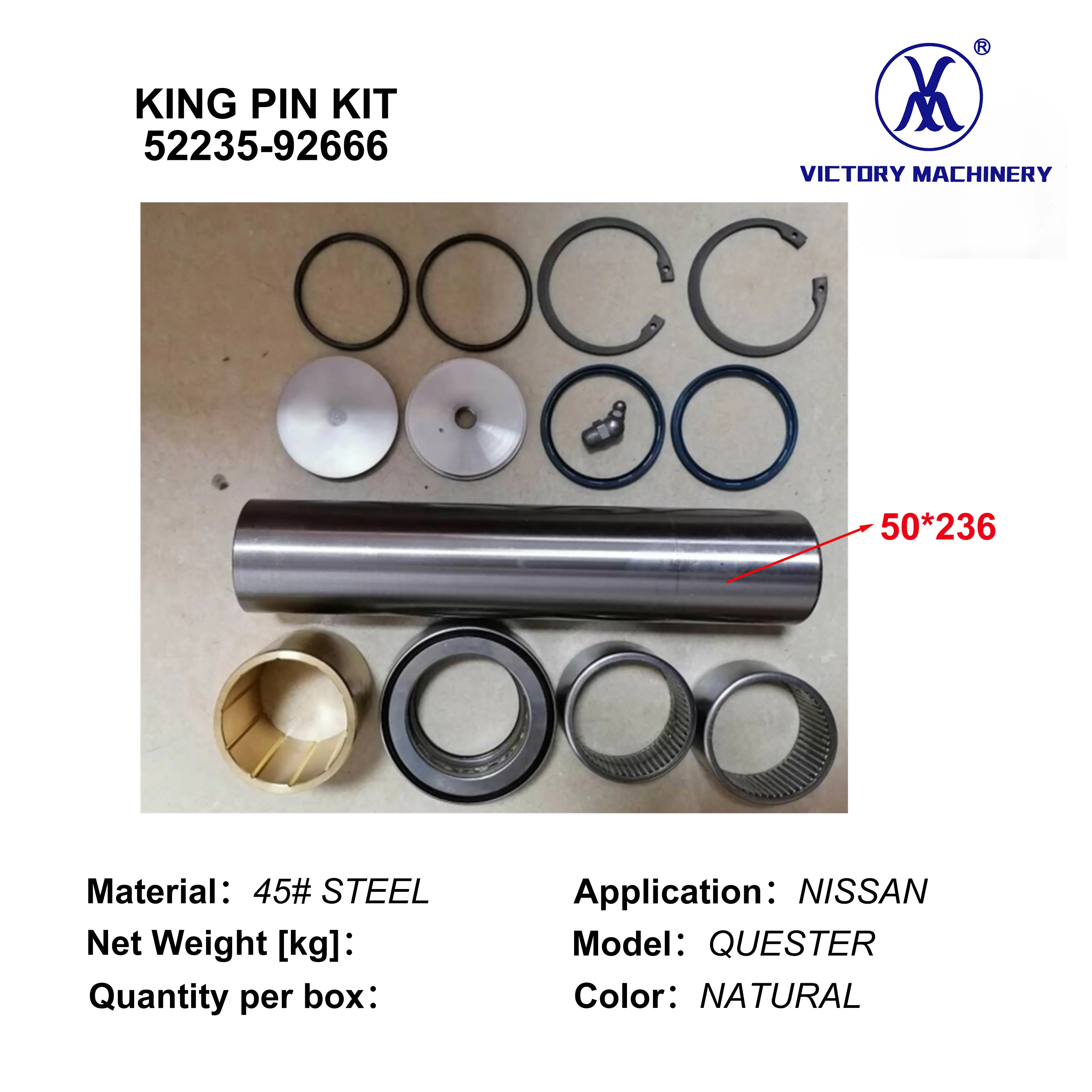 04431-E0070 Steering King Pin Kit - Repair for Hin_o Truck