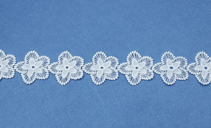 product-729-444 Manufacturer Wholesale Hot Sale Polyester Embroidery Trimming Lace