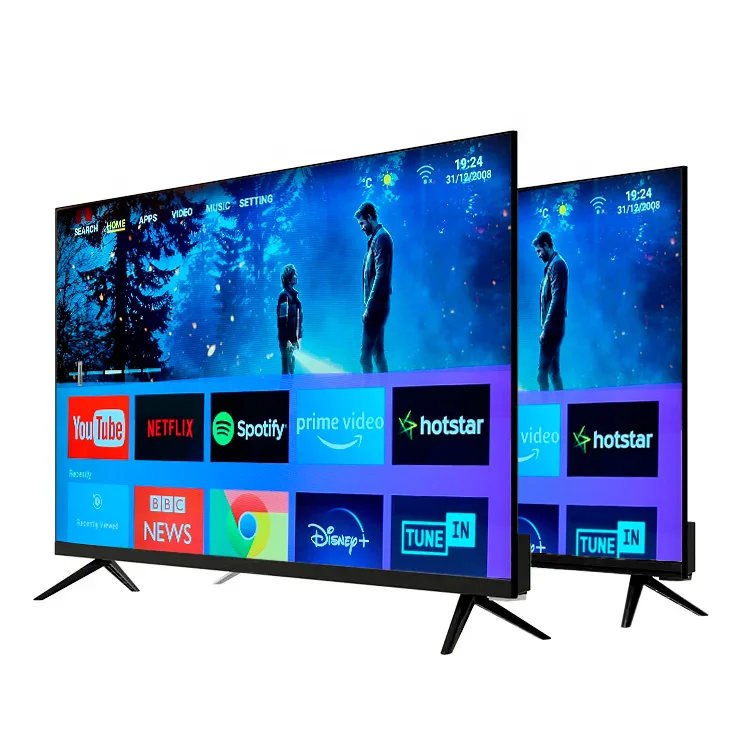 OEM Customizable 32-Inch Smart LED TV Android Flat Screen LCD HDTV for Hotels