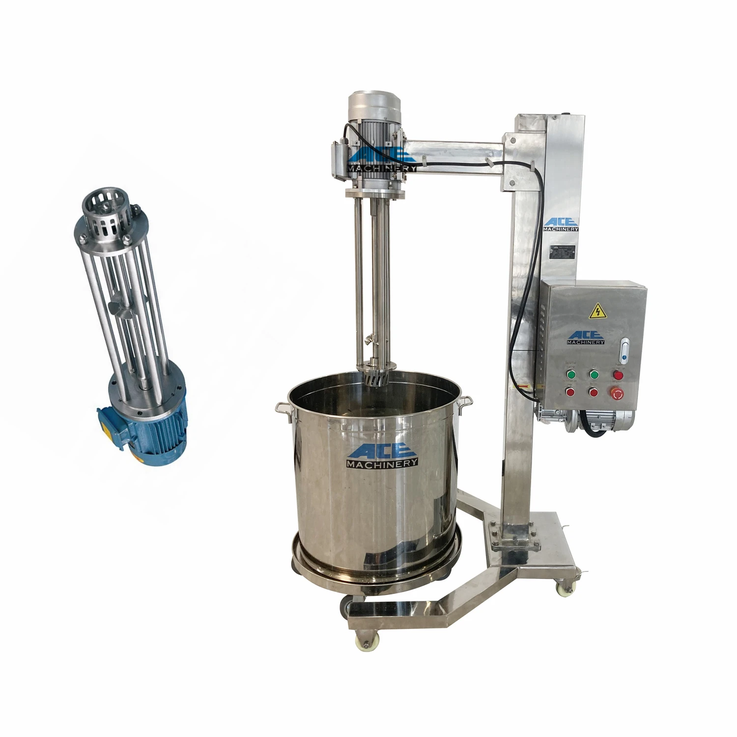 Homogenizer, Portable Liquid Homogenizer Mixer, Liquid Mixer with  Portable Stand Homogenizer
