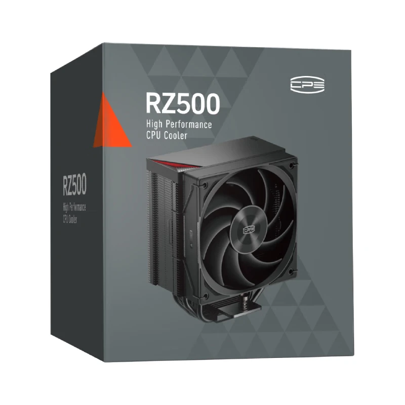 PCCOOLER RZ500BK CPU空冷クーラー 5ヒートパイプ 255W対応 シングル