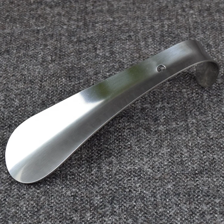 Профессиональный 16 см коленчатый дизайнерский металлический обувной рожок из нержавеющей стали под