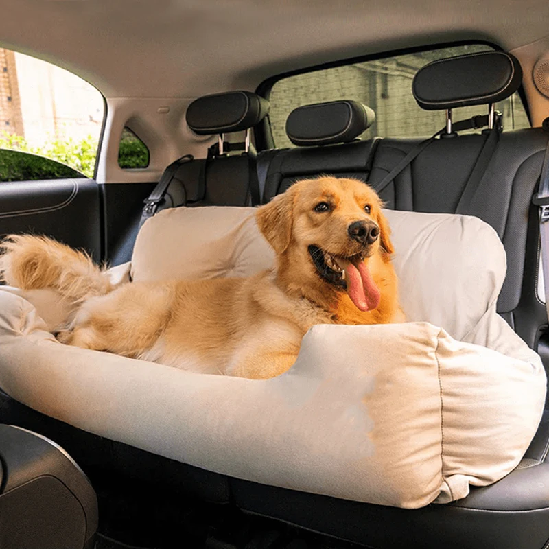 Travel Bolster Safety Large Dog Car Seat Bed For Cat Dog Beds Carrier