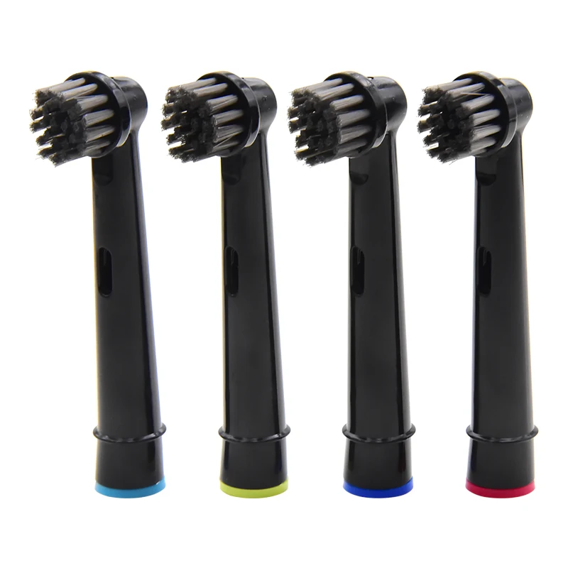 Wholesale Oral Automatic Reusable Electric Black Round Tooth Brush Head