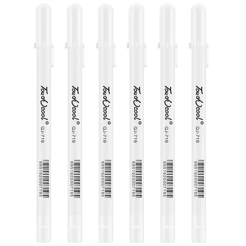 5 шт. белые маркеры для манги 0 8 мм