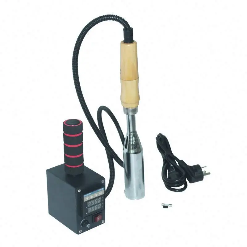 TEBAK Portable Hot Stamping Machine Manual Leather Bronzing Machine Brass Mould logo Embosser Tool Hot Foil Stamping Machine