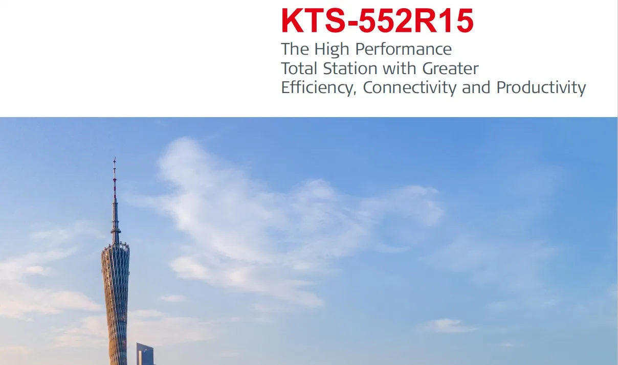 Geographic Surveying Instrument Total Station Kolida Kts552r15 Dual