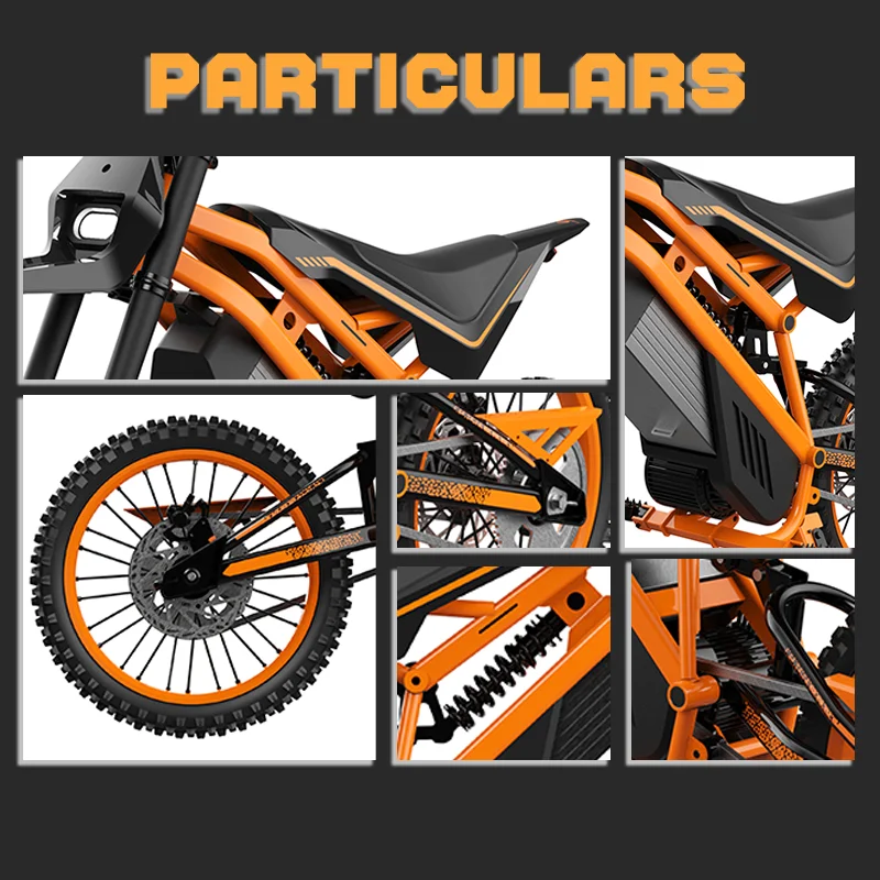2025 Newest 30Mph Brushless Motor Kids Electric Motorcycle All Terrain ...