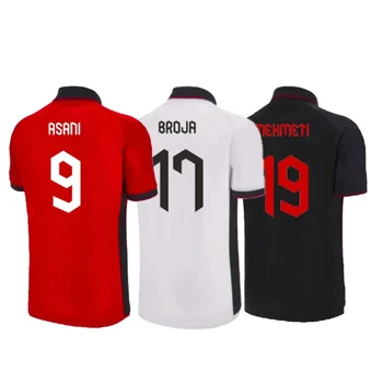 New 2024 2025 Albania Soccer jersey BROJA ASANI DJIMSITI 2024 Euro Cup Islands National Team Home Away Football jersey Kit