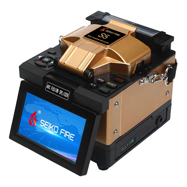 Automatic Fusion Splicing Machine Fiber Optic Fusion Splicer S5 China New Design Fiber Splicer Optical Fiber Fusion Splicing Mac