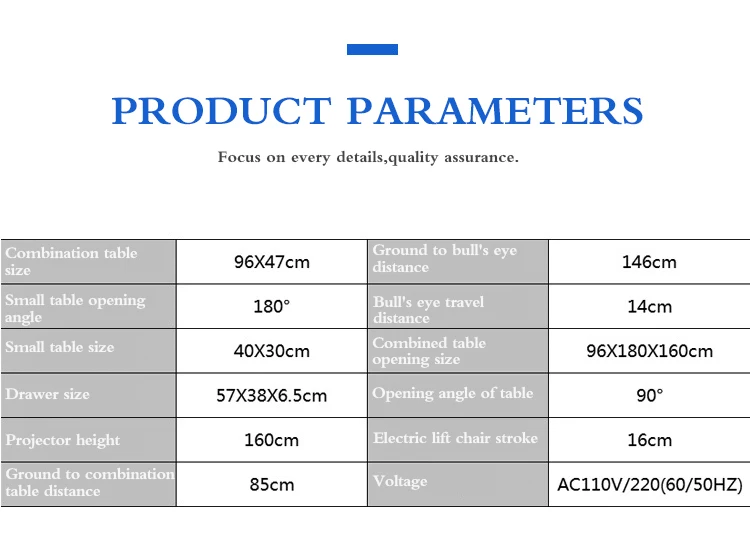 CS-700-3 Promotion High Quality Small Ophthalmic Optometry Combined Table and Chair Refraction Unit Best Price