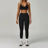 Set reggiseno nero + Leggings
