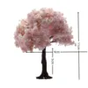 colorful Pink-and-white cherry tree, 11 cm tall