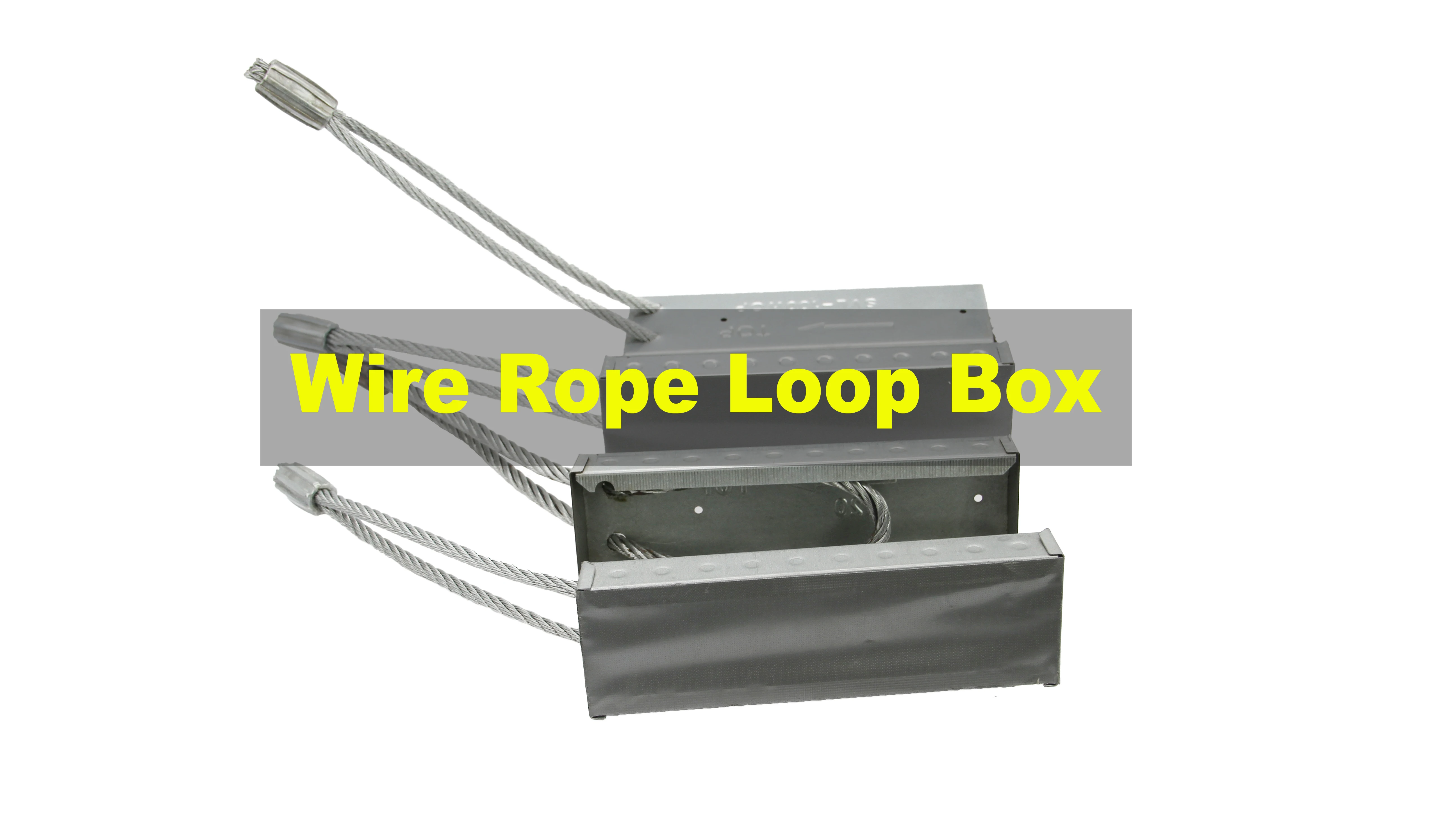 Low Price Precast Concrete Accessories Zinc Plated Wire Rope Loop Box