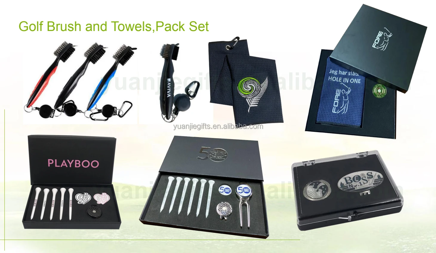 Custom Magnetic Golf Ball Marker Black PU  Leather Golf Score Card Holders supplier