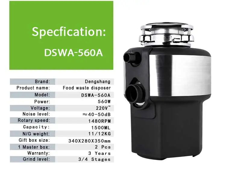 Machine Powerful Food Waste Paddle Depacker Disposer Food Waste