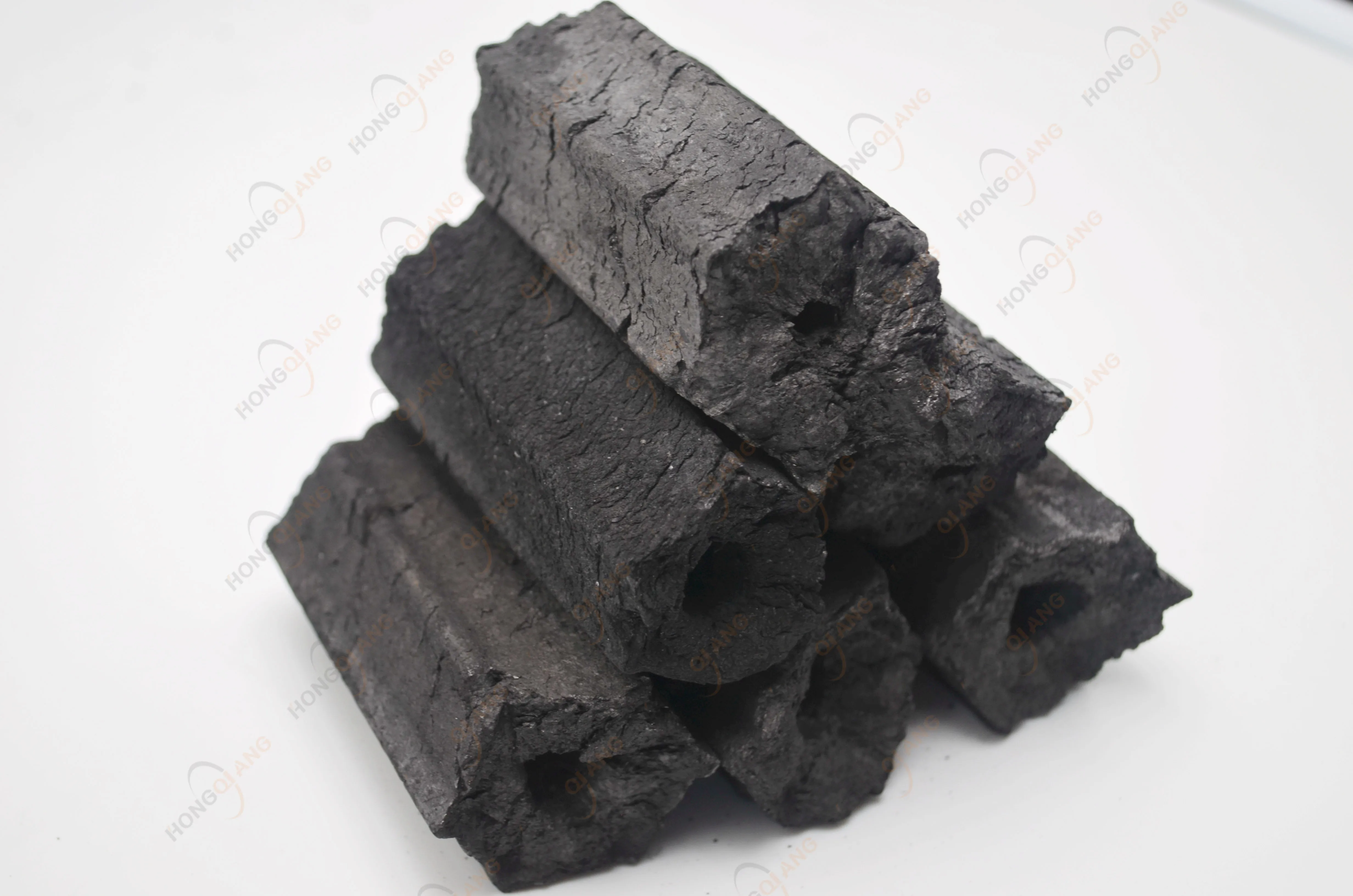 Hqbq0006 Machine Made Hardwood Sawdust Hexagonal Bbq Grill Charcoal Briquettes Barbecue Charbon