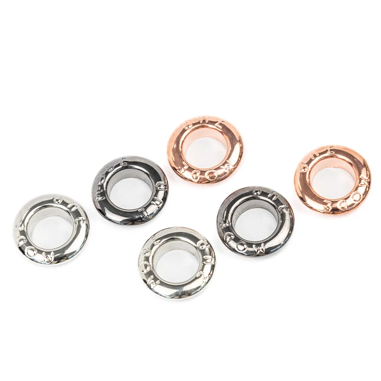 Заводской производитель, 3 мм, 4 мм, 5 мм, никелированное серебро, Индивидуальный размер, логотип обуви, толстовки, люверсы, металл, одежда, люверсы ri для одежды