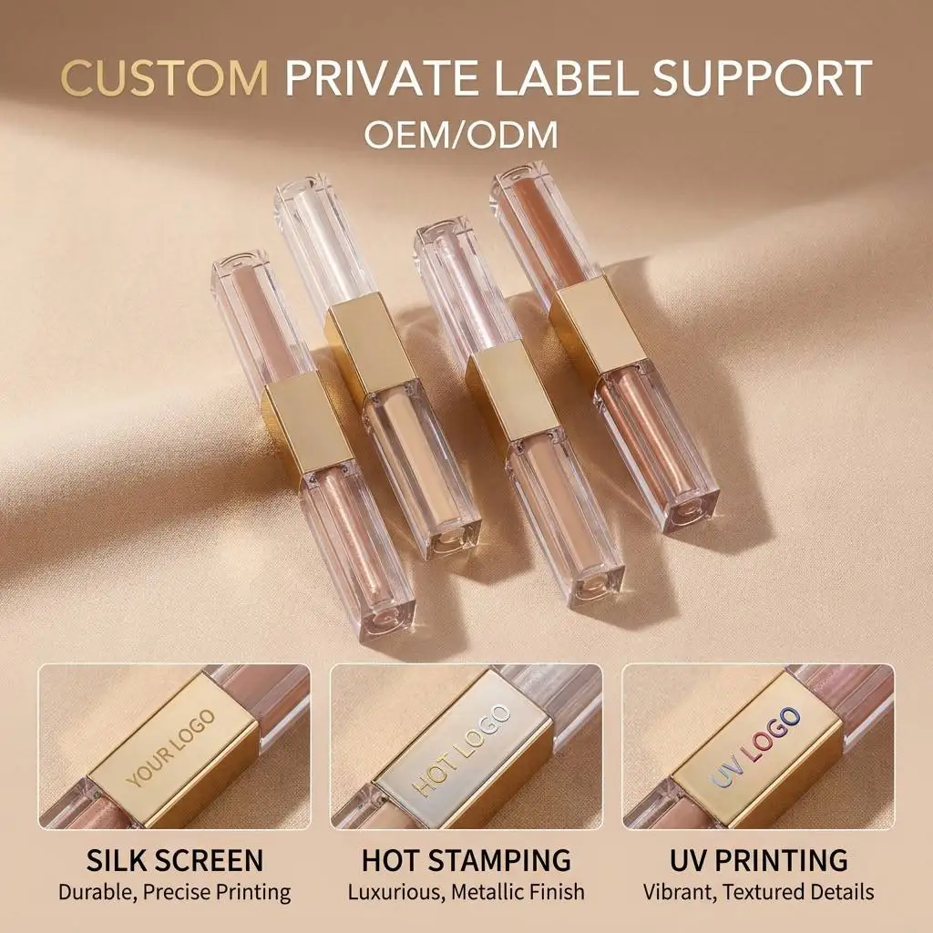 product vegan private label 2 in 1 dual ended liquid contour concealer highlighter custom logo face makeup vendor-9