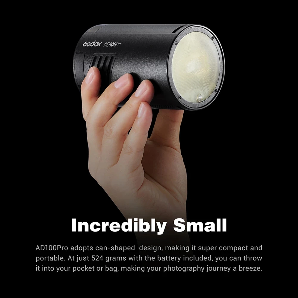 Godox AD100 Pro - Versatile 2.4G Wireless Flash for DSLR