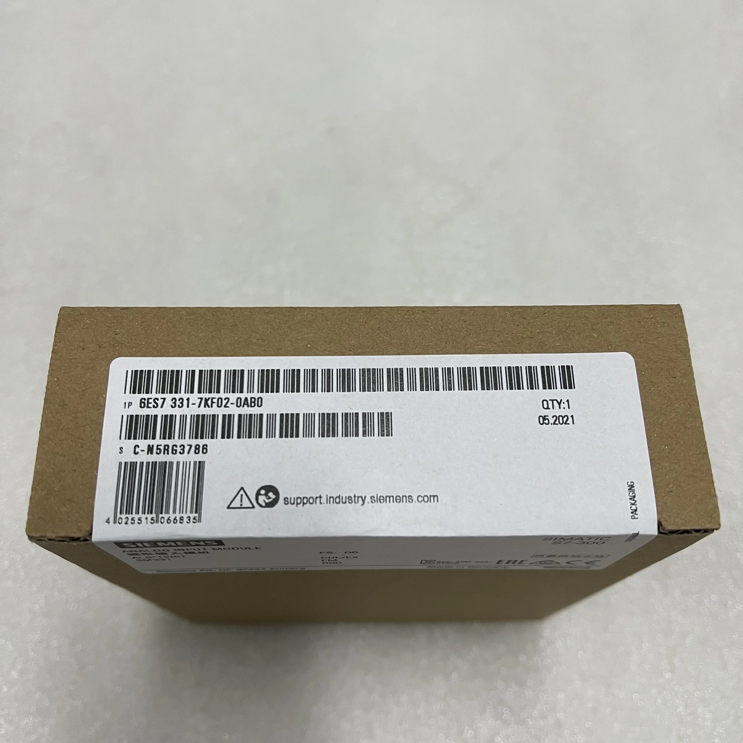 Siemens Analog Input Module 6ES7331-7KF02-0AB0