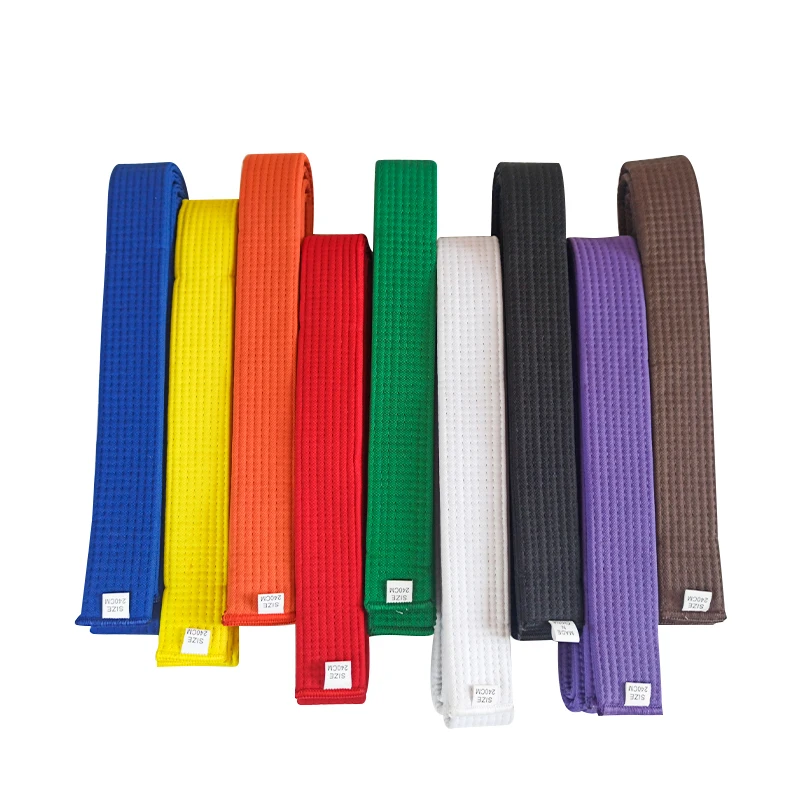 Ceinture De Judo/Karaté 260cm - Lot De 2 Blanches - 4cm Large - Pour Arts Martiaux