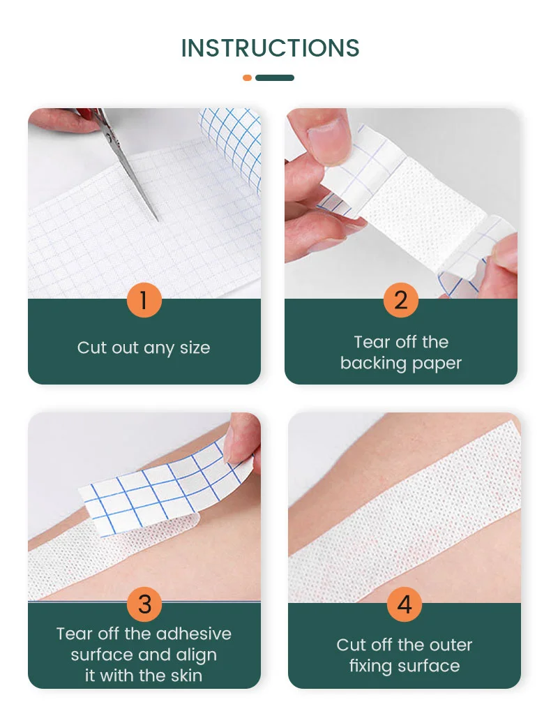 NEW Product high performance disposable Pu Film Transparent Adhesive Wound Dressing Roll
