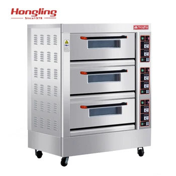 3 deck electric bakery oven commercial bread bakery oven for sale cake making machine