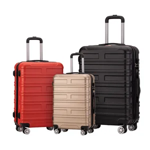 DIZHEN Hot Selling Travel Bag Trolley Case 4 Wheels Roller Suitcase ABS Carry-On Aluminum Luggage Case for Travel Use