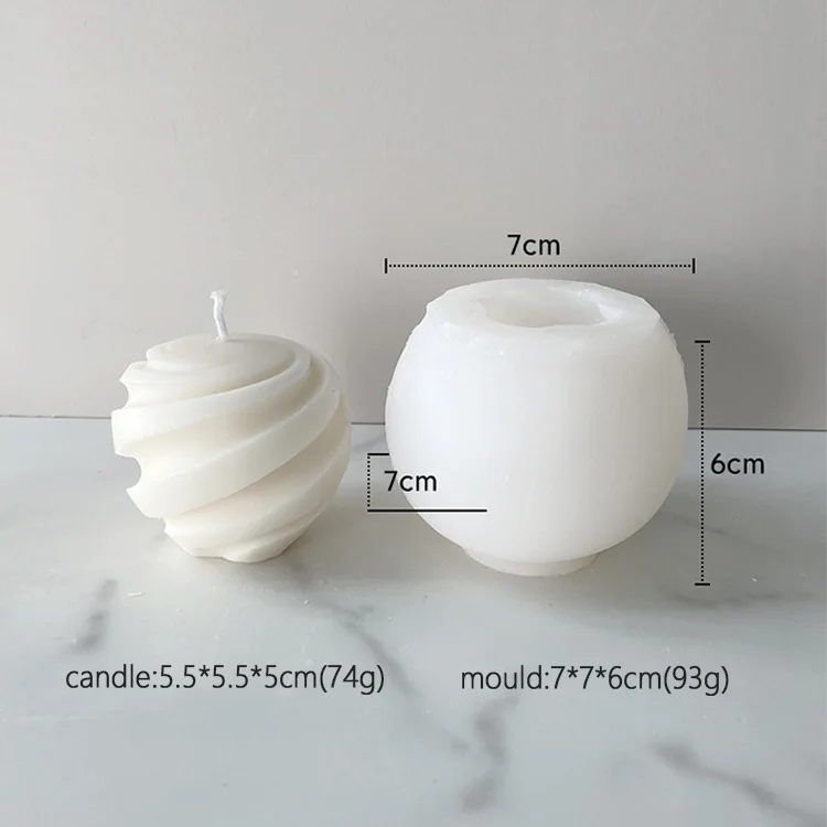Threaded Ball Baking Molds Candle Diy Unique Candle Molds Buy Square