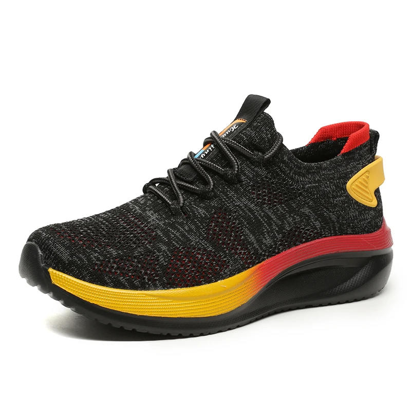Wholesale Men's Breathable Casual Running Sports Shoes New Fashion Comfortable Sneakers New Style Walking Shoes Lace-up 2025