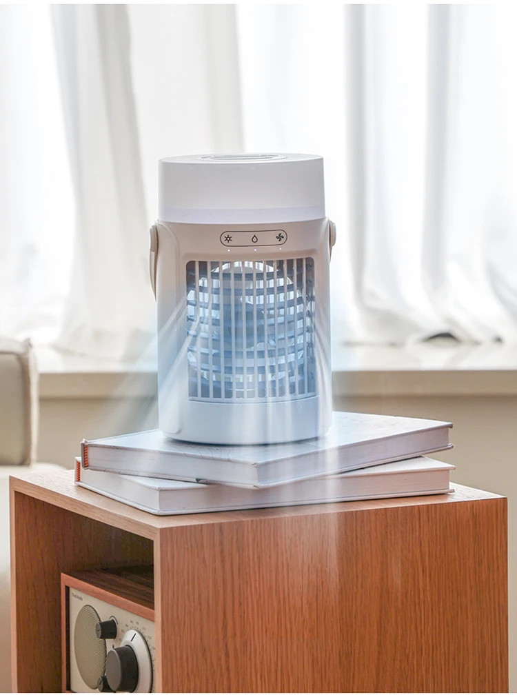 IMYCOO New Arrivals Rechargeable Ice Water Air Conditioner Fan Portable ...