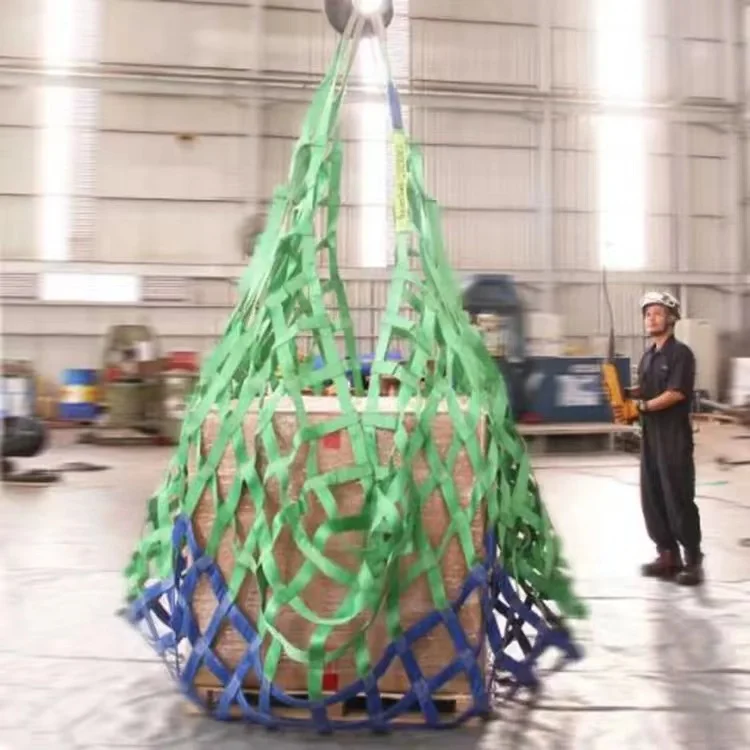 Manufacturers Sale High Loading Capacity Polyester Lifting Cargo Net