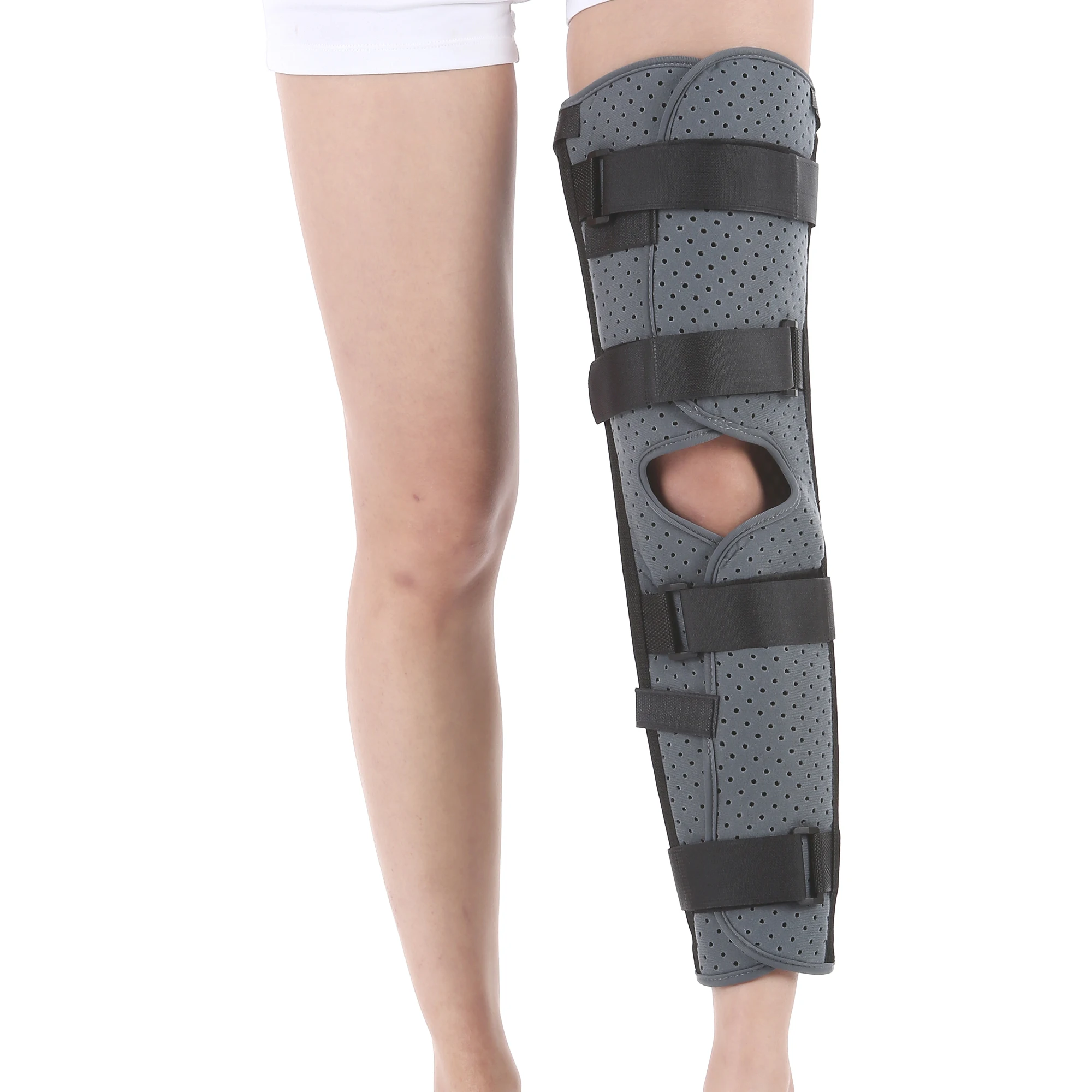 Medical Leg Strap Knee Steel Bone Leg Stabilizer Adjustable Knee ...