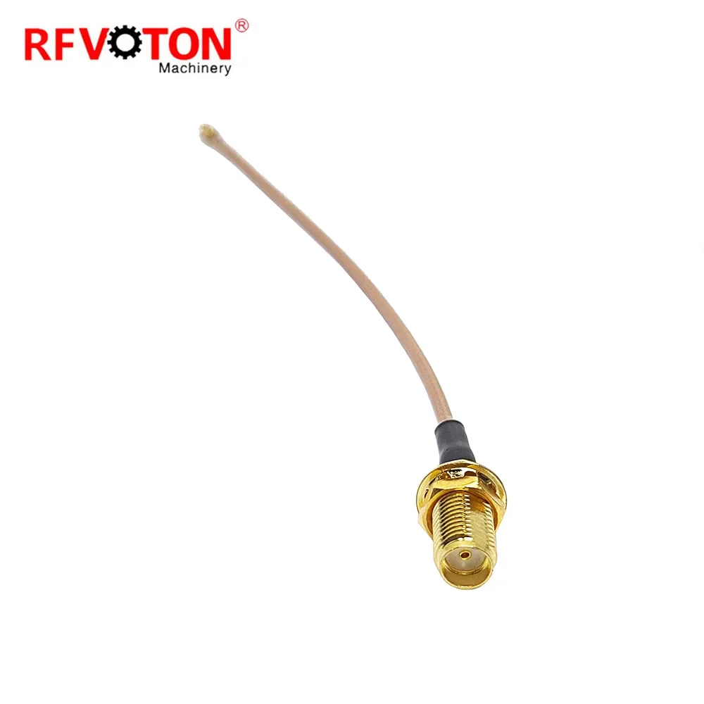 Custom Length RG178 Cable SMA Female Jack to Open End Connector RG178 Jumper Cable Assembly
