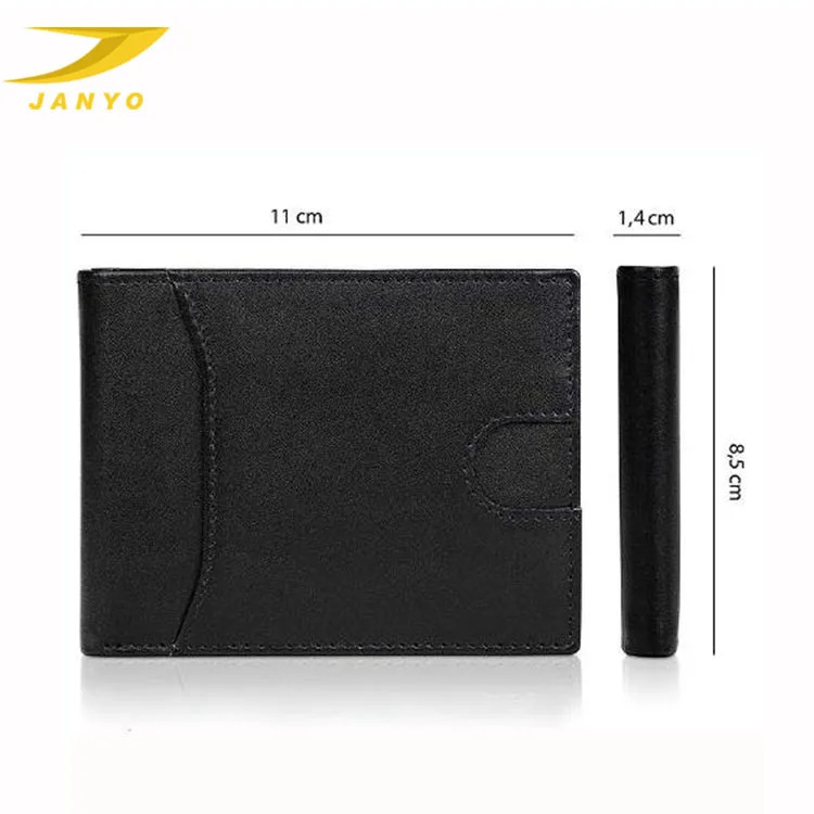 latest multi-function rfid protection zipper genuine leather wallet