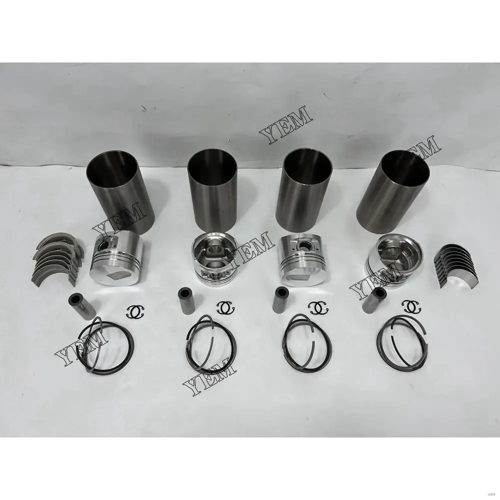 4DQ7 Rebuild Kit With Cylinder Bearings Piston Rings Liner for Mitsubishi