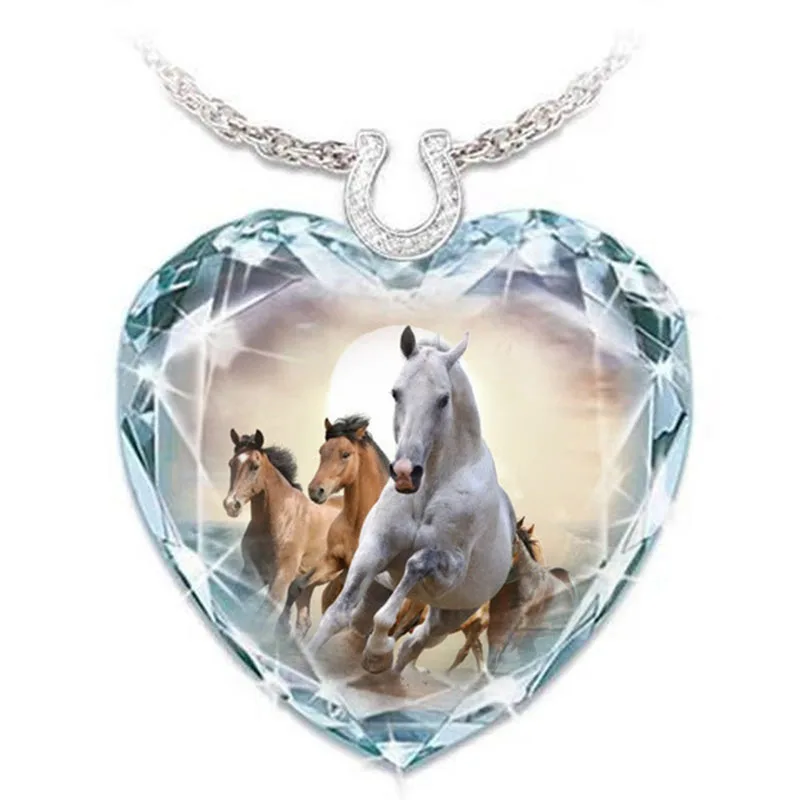Buy Horse Necklace,Crystal Necklace 