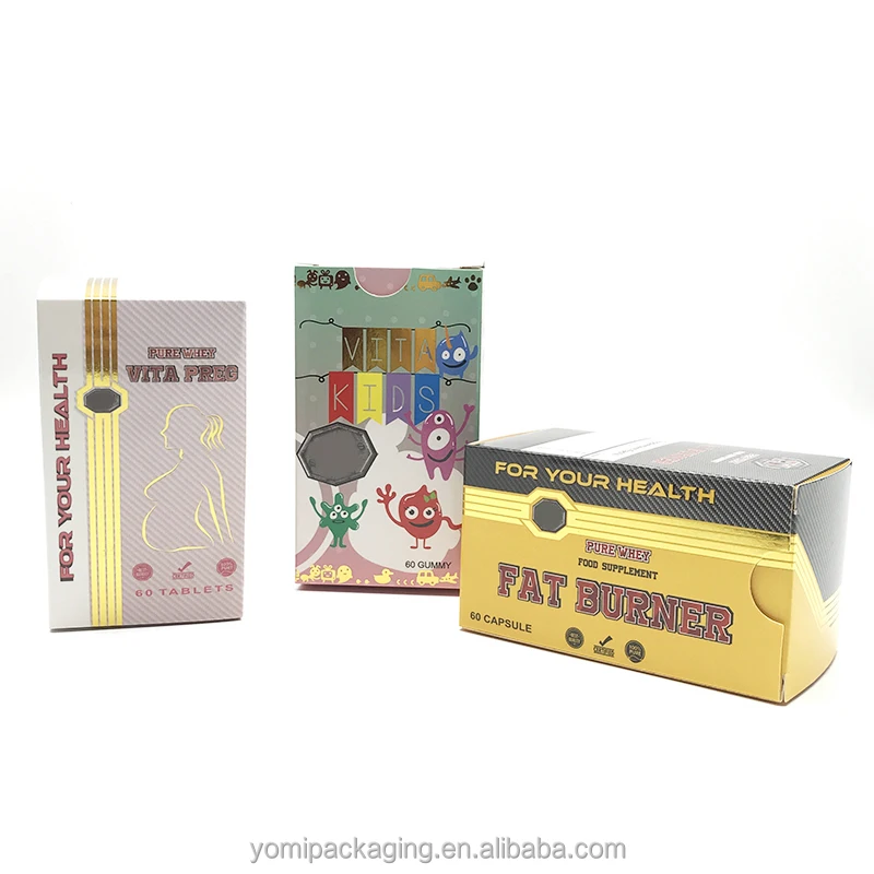 Custom Paper Cardboard Counter Display Boxes for Protein Energy Chocolate Bar Box Nut Chocolate Packaging Box