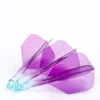 สั้นสีฟ้าและสีม่วง