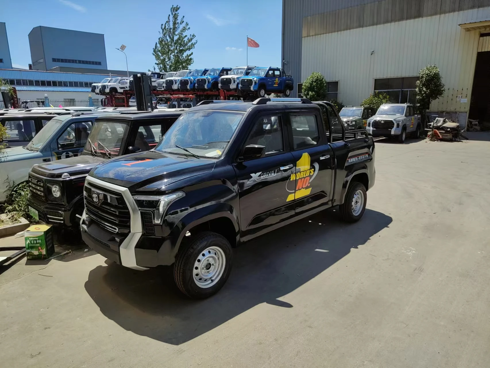 2023 New Electric Pickup Car Electric Truck 4x4 Electric Utility Vehicle With Cargo Box Pickup