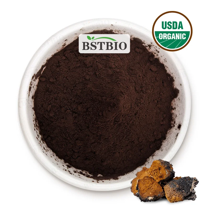 Chaga Mushrooms Price Vegan Organic Chaga Mushroom Extract Powder Private Label Chaga Extract Powder