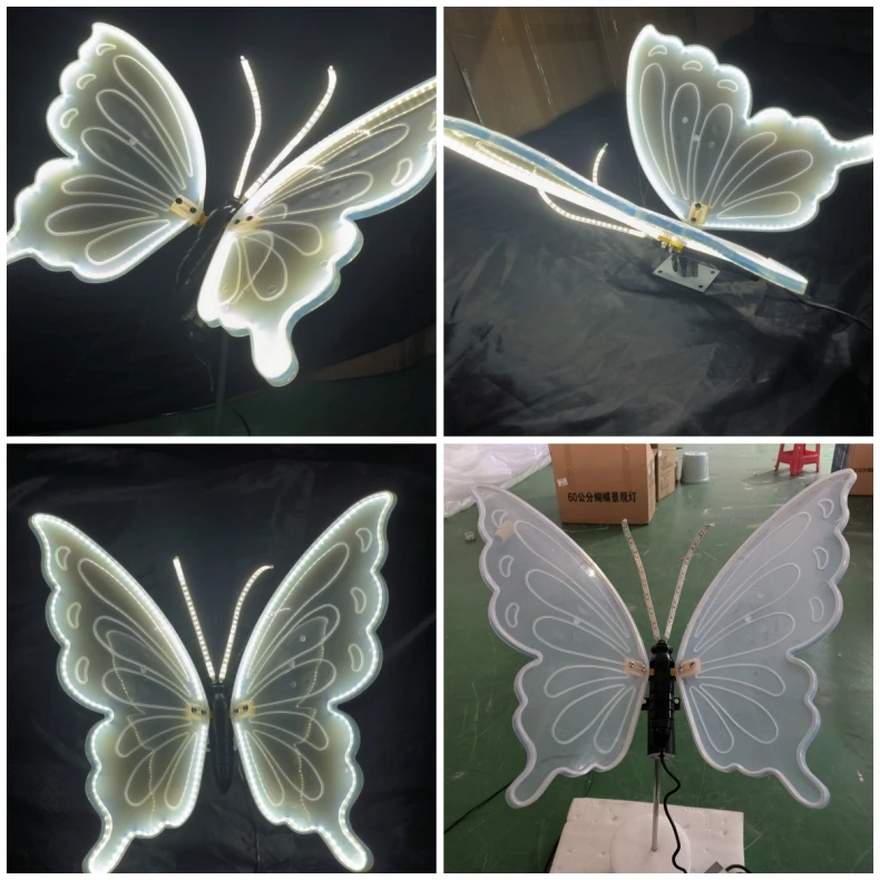 led butterfly garden lights