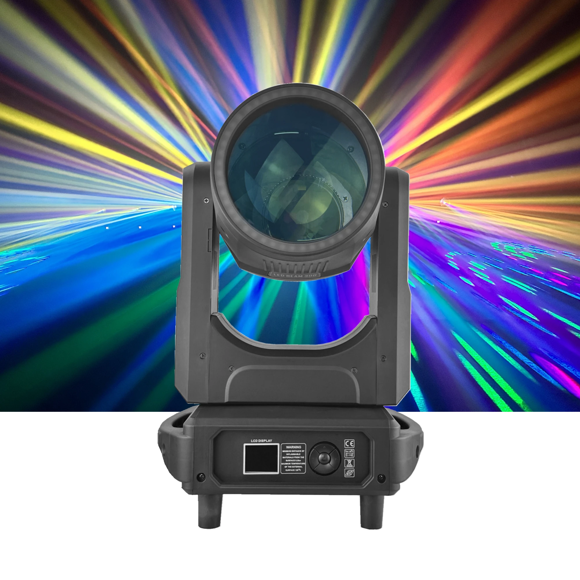 NEW 300w LED Beam Moving Head Light DMX 512 Electric Focusing
