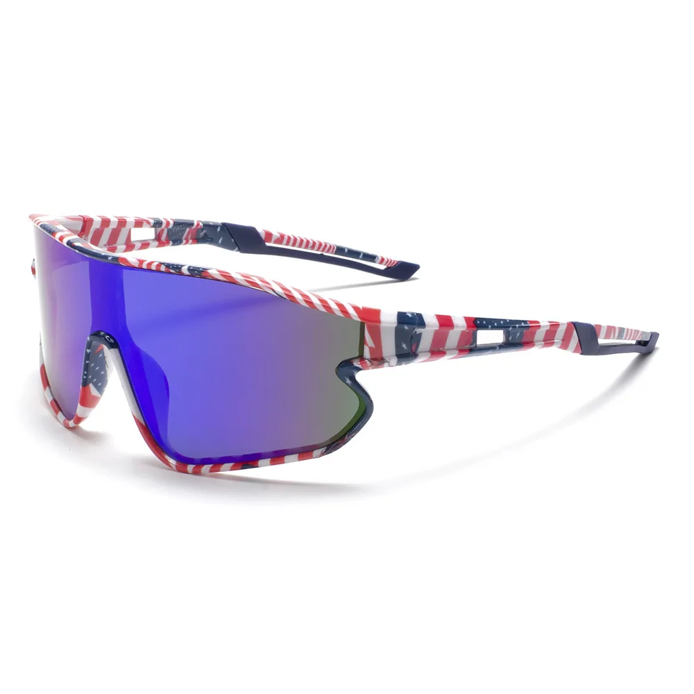Lunettes de soleil cyclistes élégantes pour enfants, protection UV400, verres interchangeables, marque personnalisée, design tendance_voghion.com
