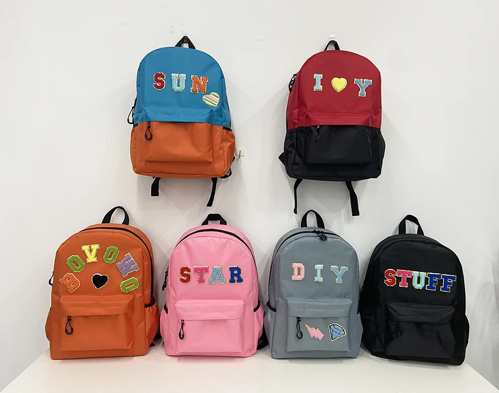 Source Colorful Lower MOQ Back to School Schoolbag Custom Teenagers Primary  Book bag Children Back pack School bag Kids backpack on m.