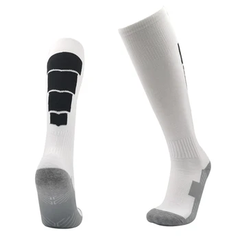 Sport fashion men unisex knee high designer socks breathable anti slip soccer ball socks wholesale football socks custom