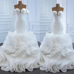 Jancember RSM67192 Sweetheart Bride Princess Mermaid Beautiful Wedding Dress