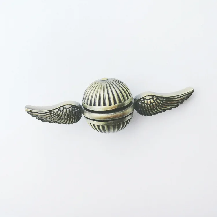 Gold Fidget Spinner Magic Orb Anxiety Toys Stress Relief Reducer Spin Fidgets Hand Bearing Tri Spinner Finger Spinners Toy