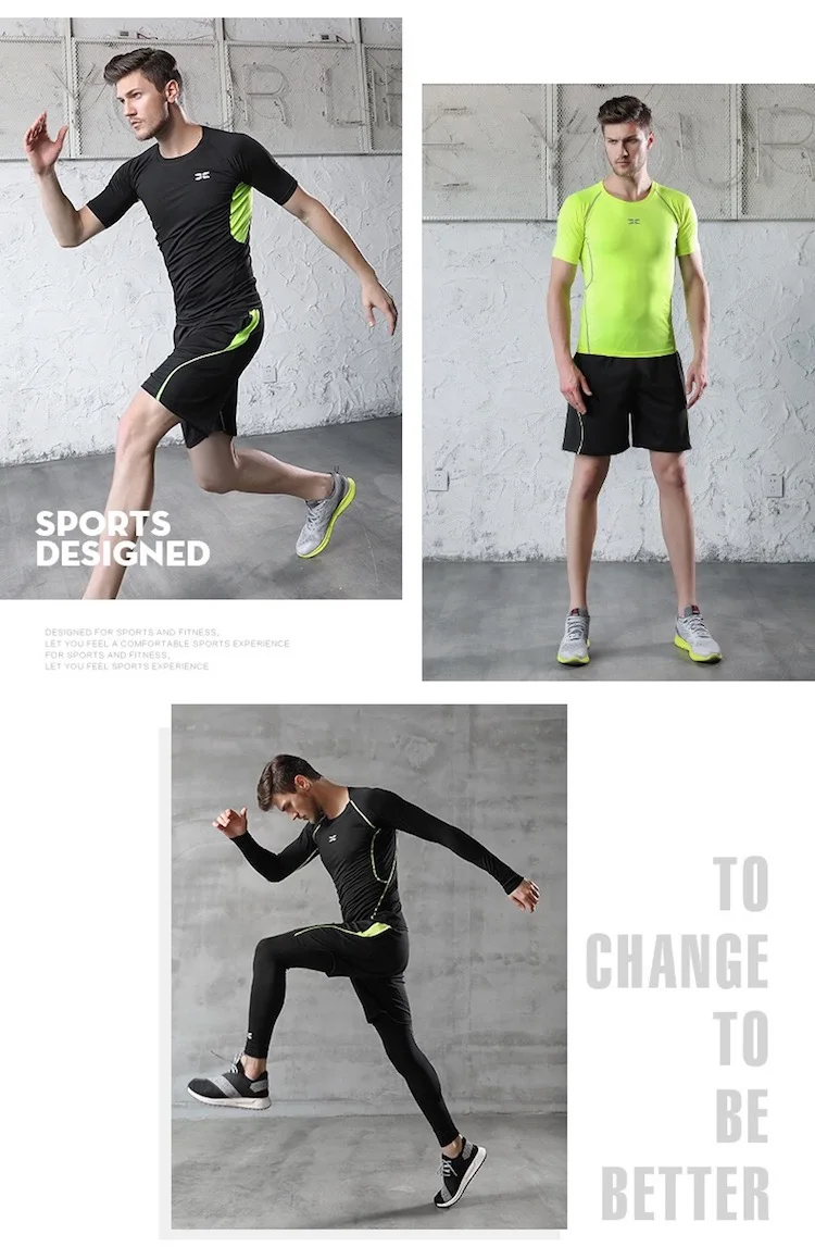 Yinging Custom Men Running Clothing Gym Sports Quick Dry Fitness Yoga Wear Sportswear Tracksuit